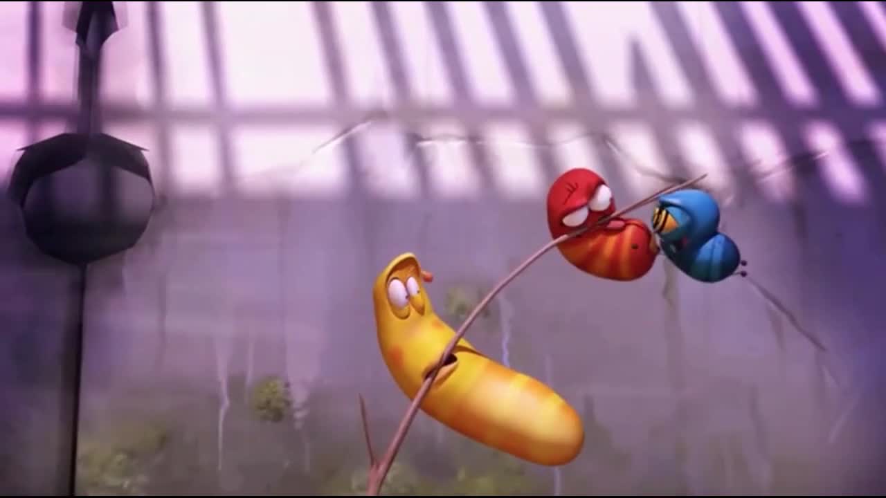 《爆笑虫子》自私的红虫最后吃了一个大粪球