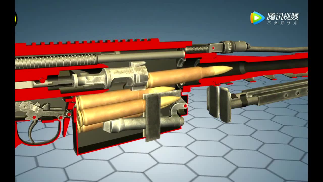 军械师3d动画演示俄罗斯osv96反器材狙击步枪的工作原理