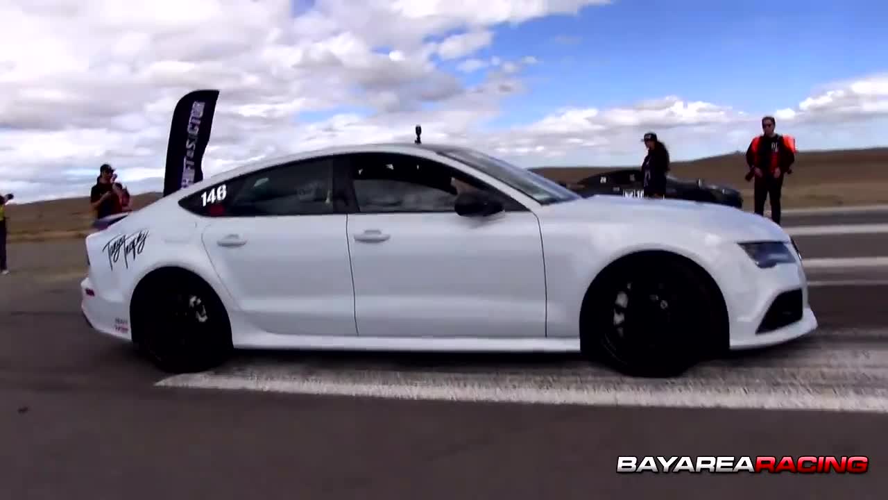 当奥迪遇到gtr,就没好日子过了